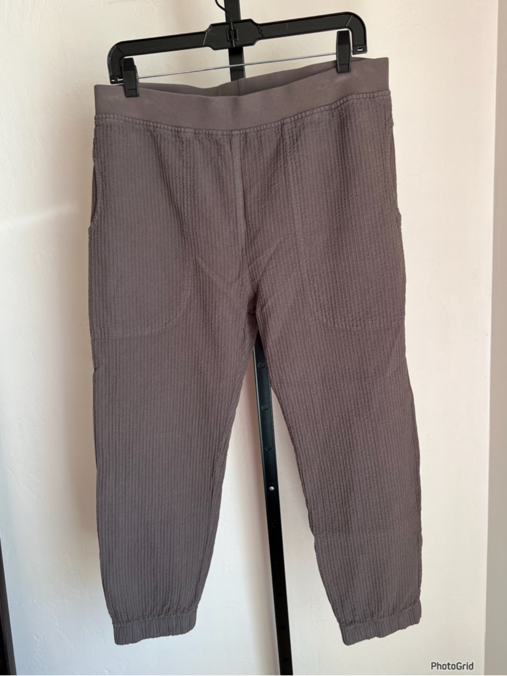 Prairie Underground Grey Textured Jogger Pants